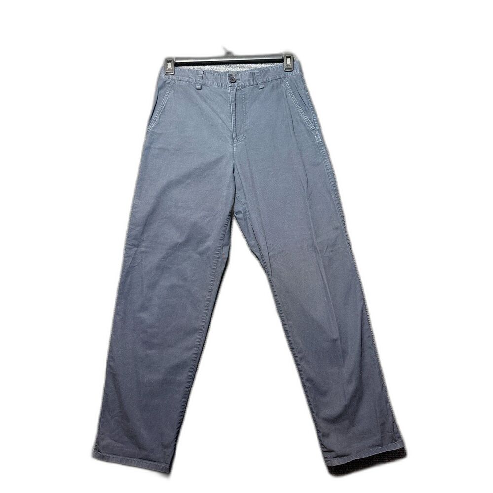 COS‎ Navy High Rise Cotton Chino Trousers US 6 Minimalist Straight Leg